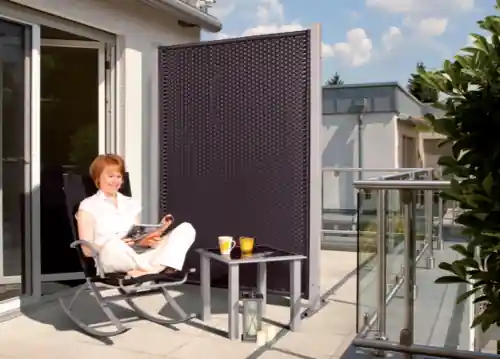 Sichtschutzelement Screen Graphit Echt