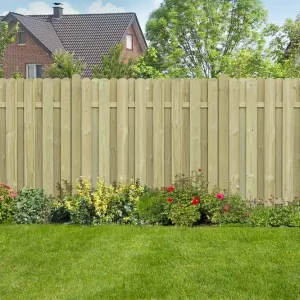 Bohlenzaun Paul 180x180 cm Top-Angebot