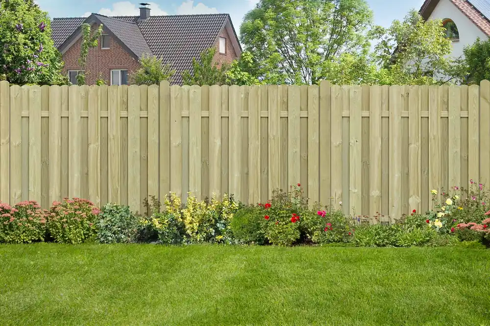 Bohlenzaun Paul 180x180 cm Top-Angebot