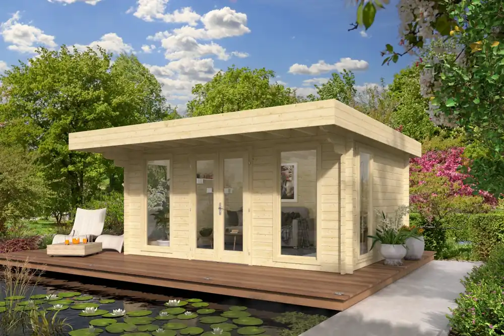 Modernes Pultdach-Gartenhaus Kassel ISO / Kasimir Billig