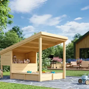 Spielhaus Pippi 1 mit Sandkasten Billig