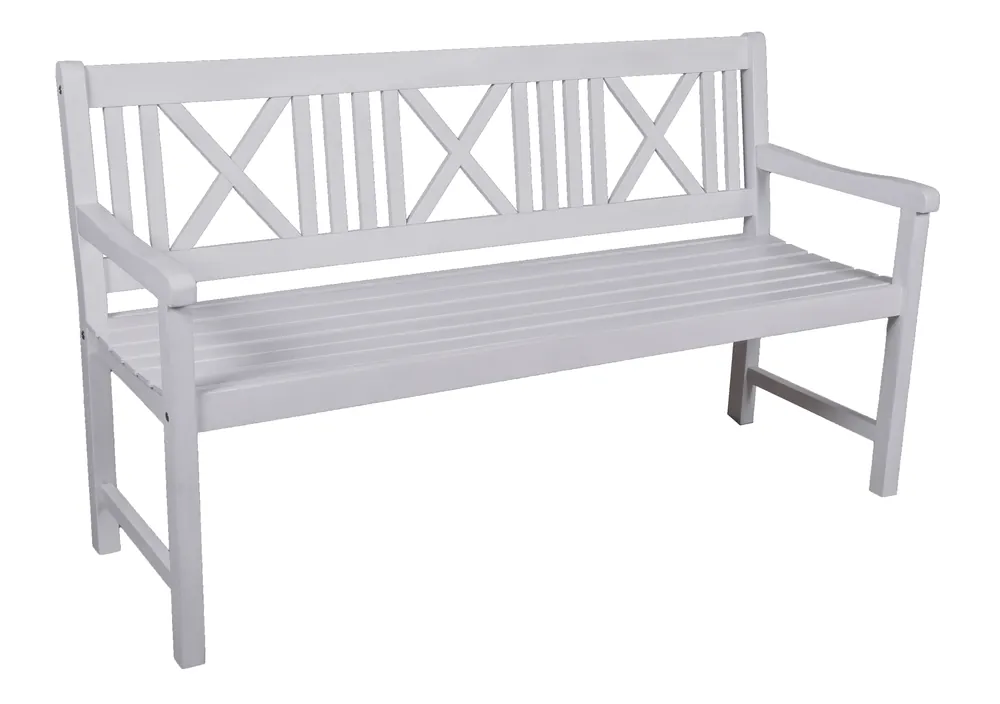 Bank Malmö, 3-Sitzer aus Eukalyptusholz white washed Sale