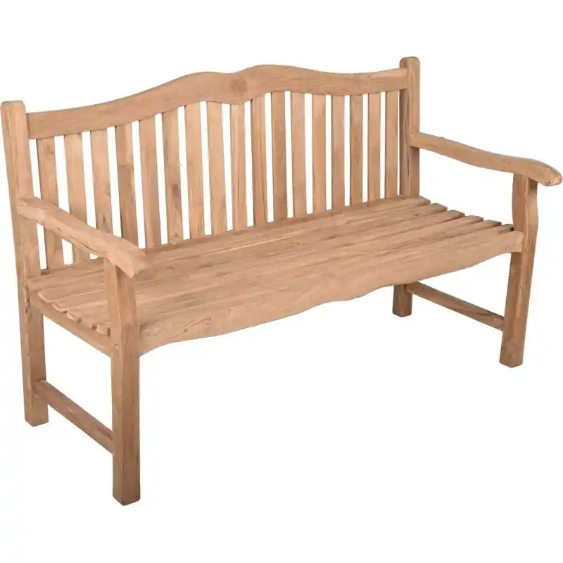 Direktkauf Bank Romang, 3-Sitzer, Teak B-grade, unbehandelt