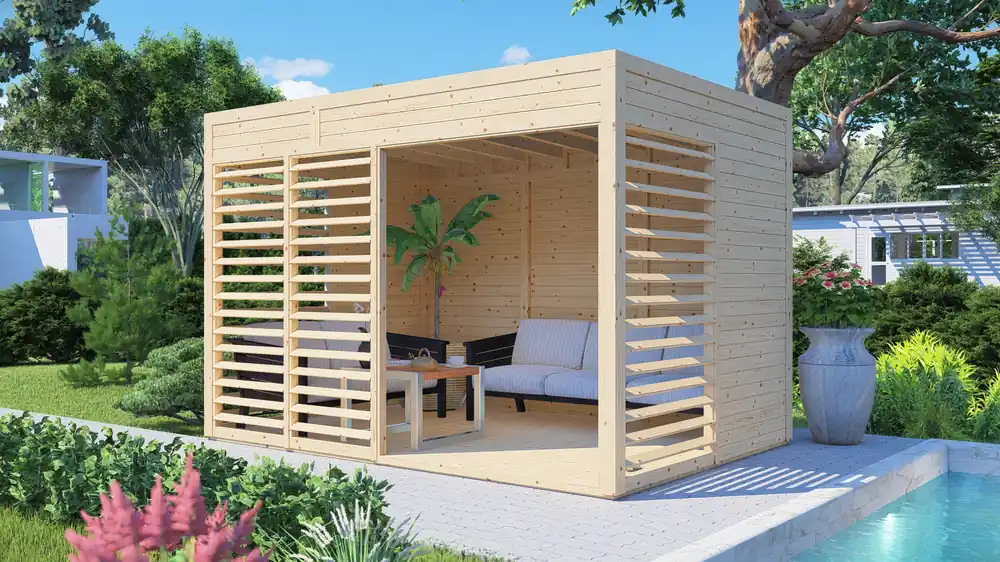 Markenprodukt Gartenhaus Modern-Lounge