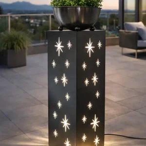 Pflanzsäule mit LED-Beleuchtung 75 cm Finale Aktion