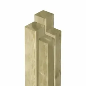 Versand Am Gleichen Tag Kiefer Kantholz 9x9 cm z.B. als Pfosten oder Fundamentbalken