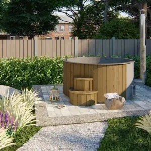 Preisknaller Hot Tub Ø 226 cm Parana Deluxe XL mit Innenwanne und Thermoabdeckung