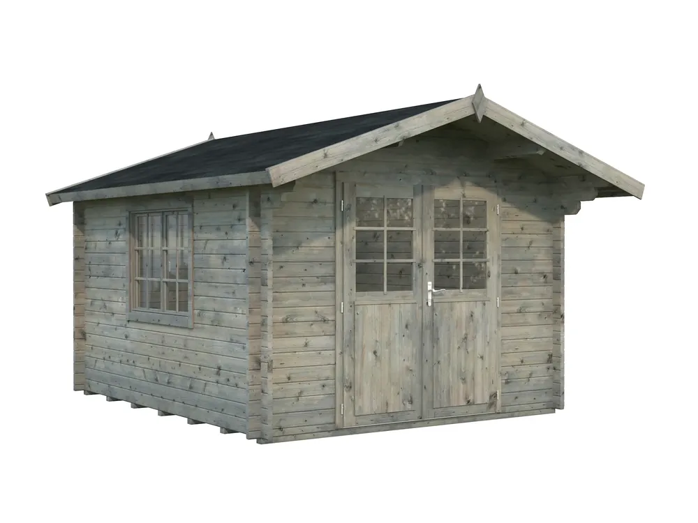 Zertifiziert Gartenhaus Sally 1 ISO / 10,2m²