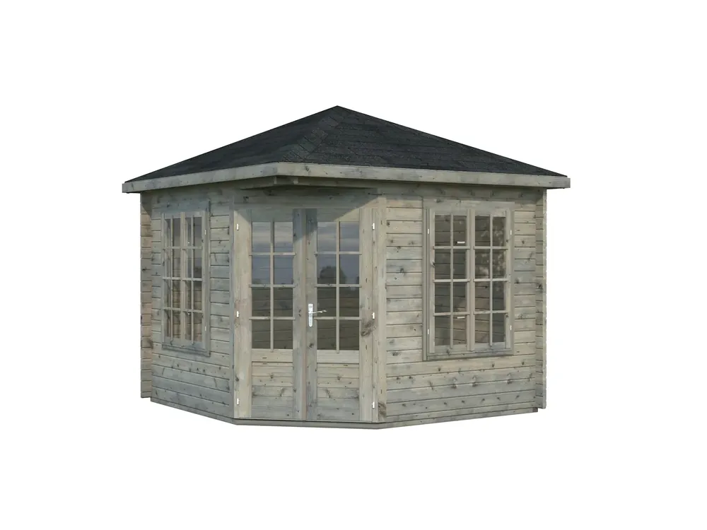 5-Eck-Gartenpavillon Melanie 2 ISO / 9,9m² Meistverkauft