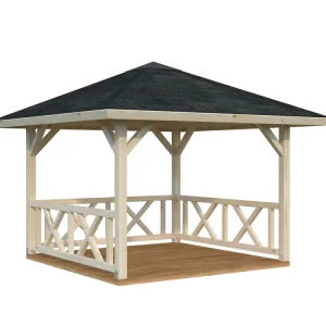 Bestpreis 4-Eck-Gartenpavillon Betty 2 / 9,0m²