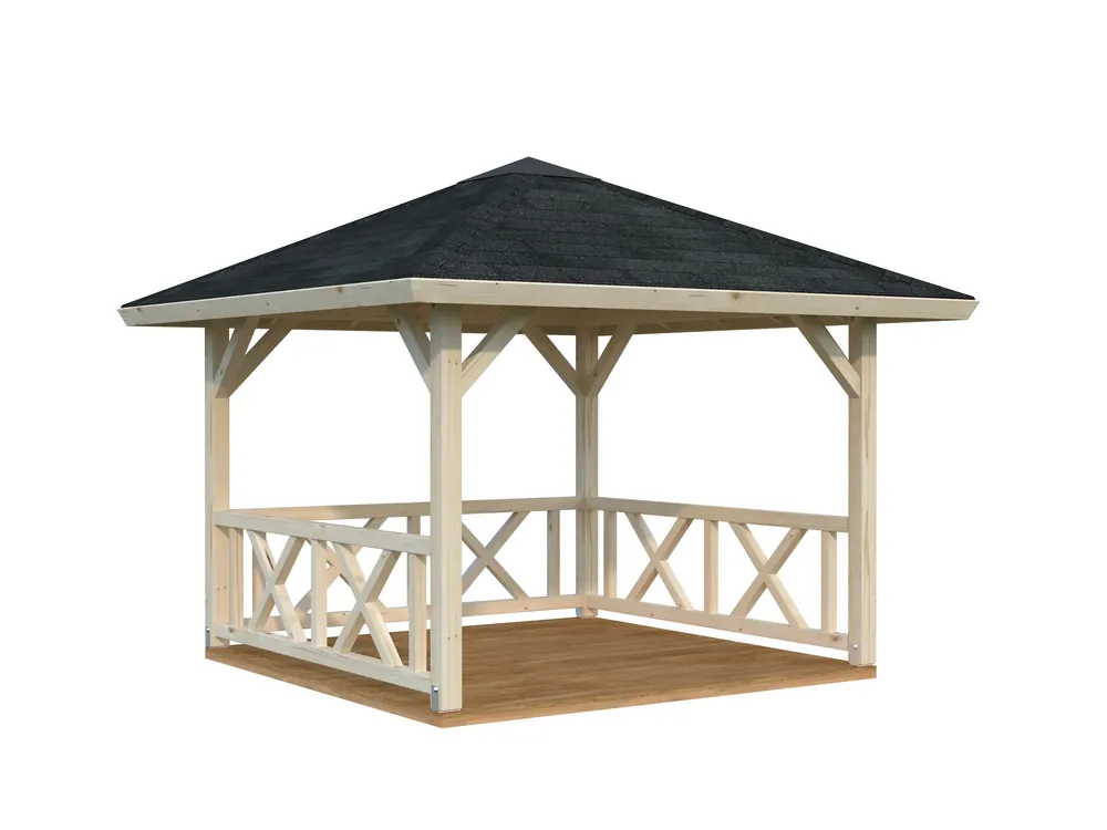 Bestpreis 4-Eck-Gartenpavillon Betty 2 / 9,0m²