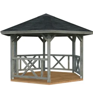 Knallerangebot 6-Eck-Gartenpavillon Betty 3 / 9,9 m²
