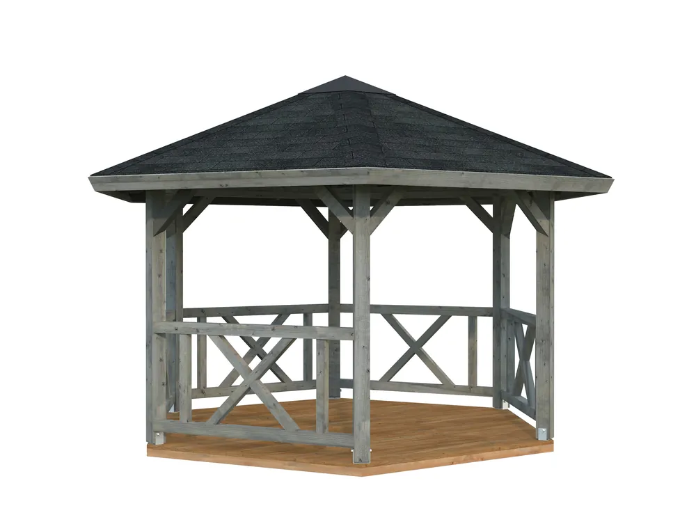 Knallerangebot 6-Eck-Gartenpavillon Betty 3 / 9,9 m²