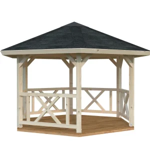 6-Eck-Gartenpavillon Betty 3 / 9,9 m² Kracherpreis