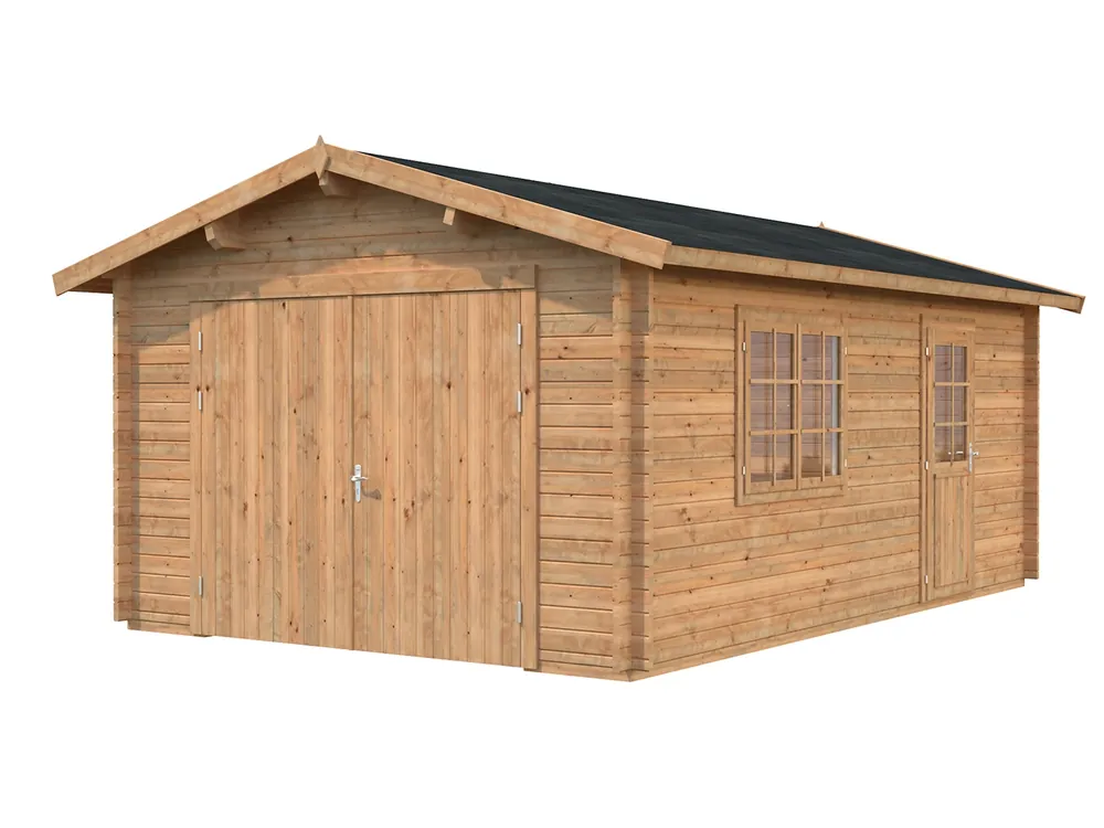 Holzgarage Roger 19,0 m² ISO Saisonangebot