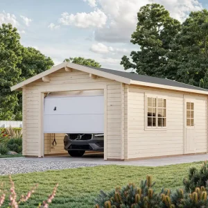 Ausverkauf Holzgarage Roger 19,0 m² ISO