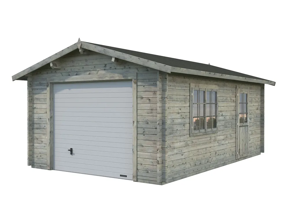 Holzgarage Roger 19,0 m² ISO Saisonangebot