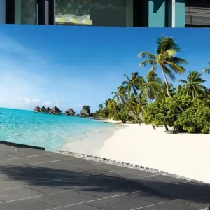 Seitenmarkise mit Fotodruck Ostsee / Wald / Südsee / Berge / Skyline Sale