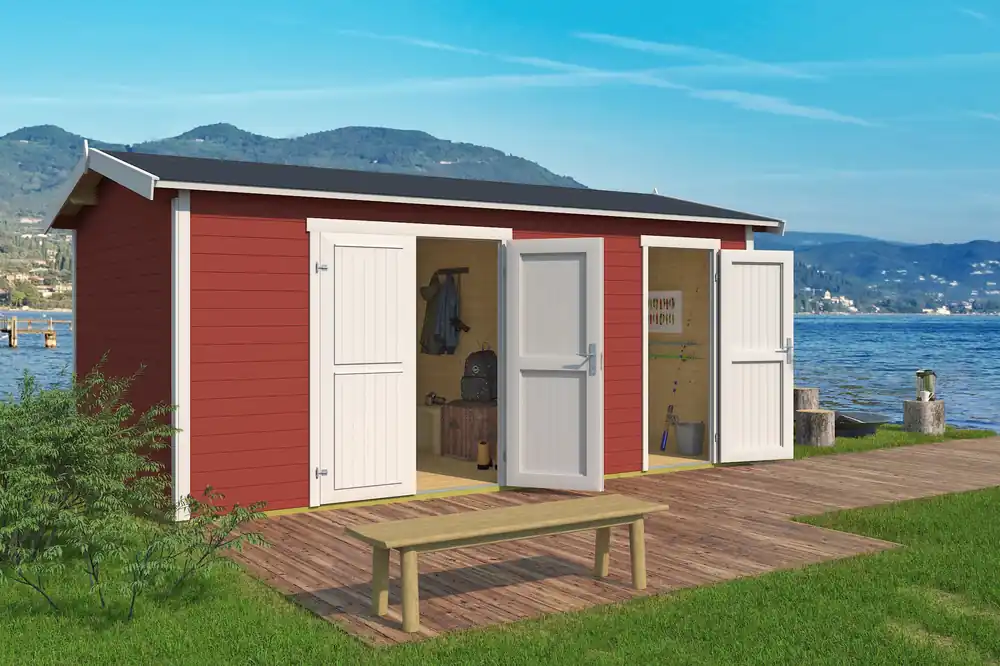 Sonderaktion 2-Raum-Gartenhaus Tuvalu XL