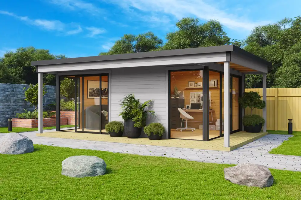 Saisonangebot Home-Office Gartenhaus Domeo 3