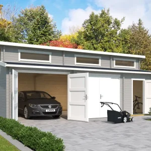 Jetzt Kaufen Doppelgarage aus Holz Hawaii