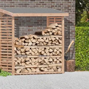Mega-Angebot Kaminholzregal Kamo L aus Lärche