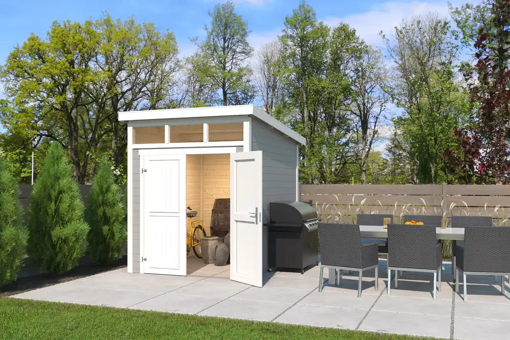 Neuheit Gerätehaus Kibo 2 mit Pultdach