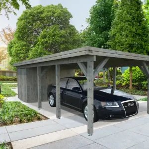 Geräteraum zu Einzelcarport Karl 2 / 23,1 m² Echt