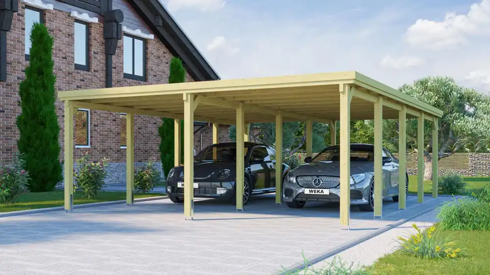Neu Doppelcarport Olymp 618