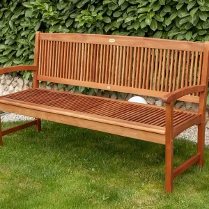 Sonderaktion 3-Sitzer-Gartenbank Stockholm aus Eukalyptus