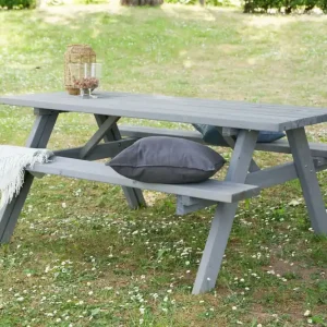 Massiver Picknicktisch Moana GRAU Sonderaktion