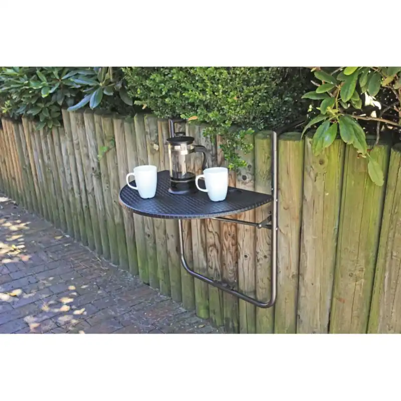 Balkontisch Ventana, Rattan Optik Nur Heute