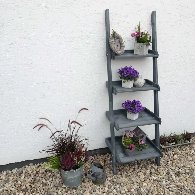Meistverkauft Blumenleiter Helma, grau