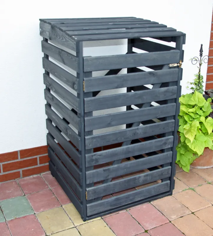 Mülltonnenbox 120L, anthrazit Nur Heute