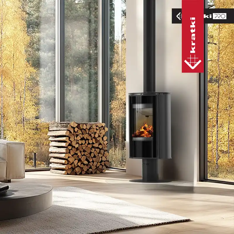 Kaminofen Kratki ERIK 5,5 KW mit Sockel Knallerangebot