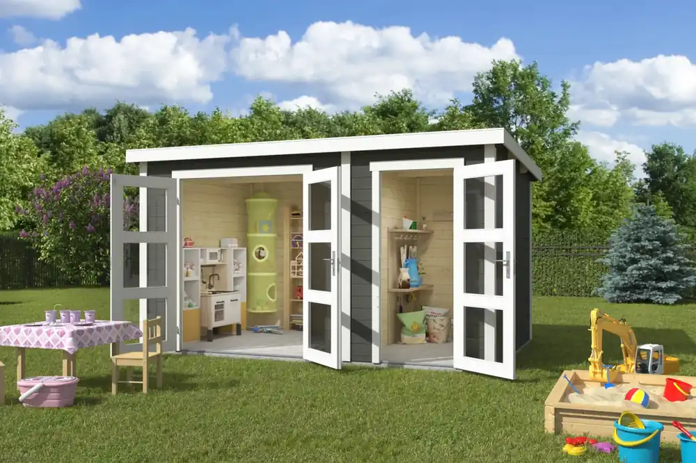 Neue Ware 2-Raum-Gartenhaus Zambezi XL