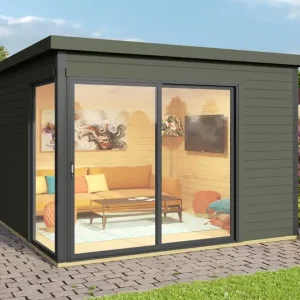 Home-Office Gartenhaus Domeo 1 Rabatt