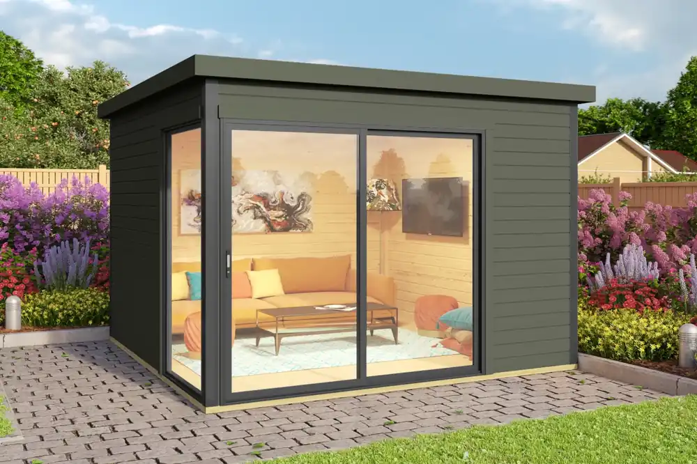 Home-Office Gartenhaus Domeo 1 Rabatt