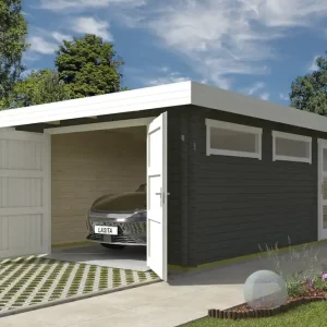 Flachdach-Holzgarage Canberra Zertifiziert