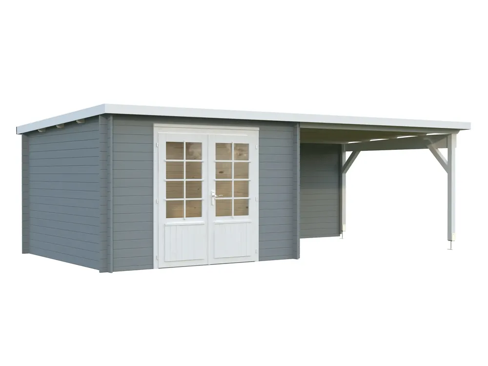 Gartenhaus mit Anbau Ella 6 / 8,7+10,0m² Letzte Chance