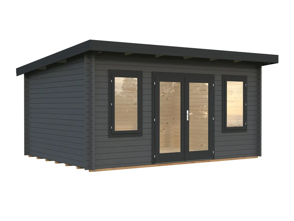 Rabatt Pultdach-Gartenhaus Lisa 2 / 14,2m²