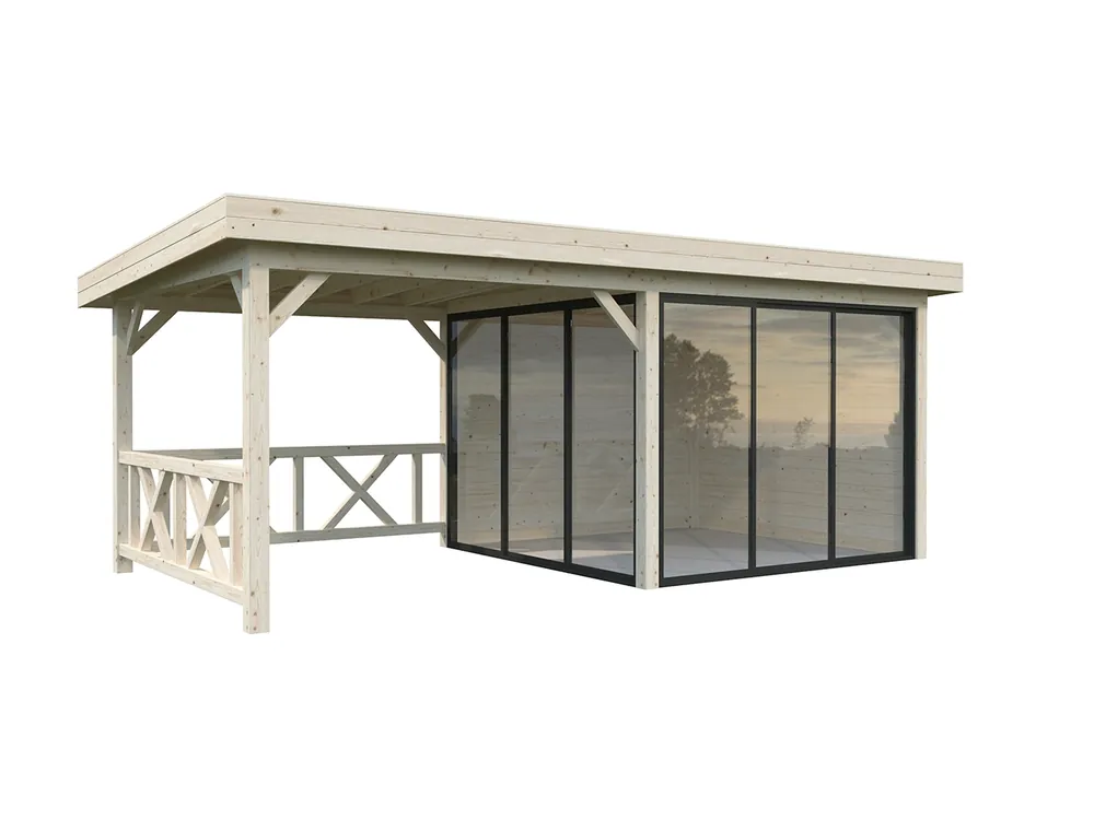 Beliebt Pavillon Lenna 16,6 m² SET SLIDE 403 / 703 Connect
