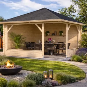 Holzpavillon Kempten + Schindeln Versand Am Gleichen Tag