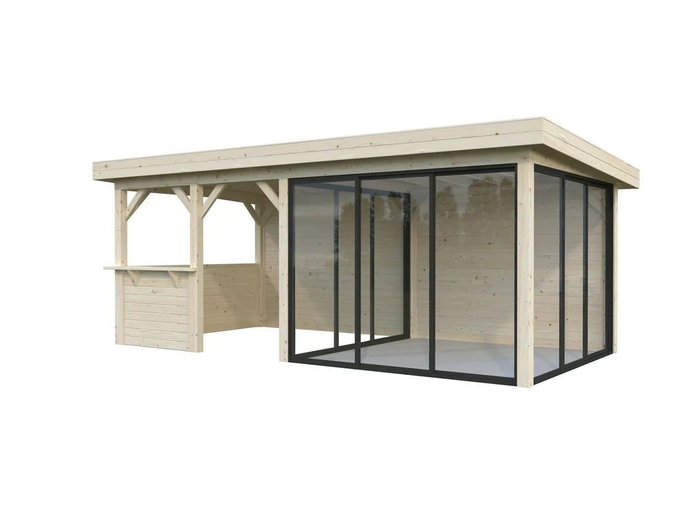 Jetzt Kaufen Pavillon Lenna 16,6 m² SET SLIDE 408 / 708 Connect