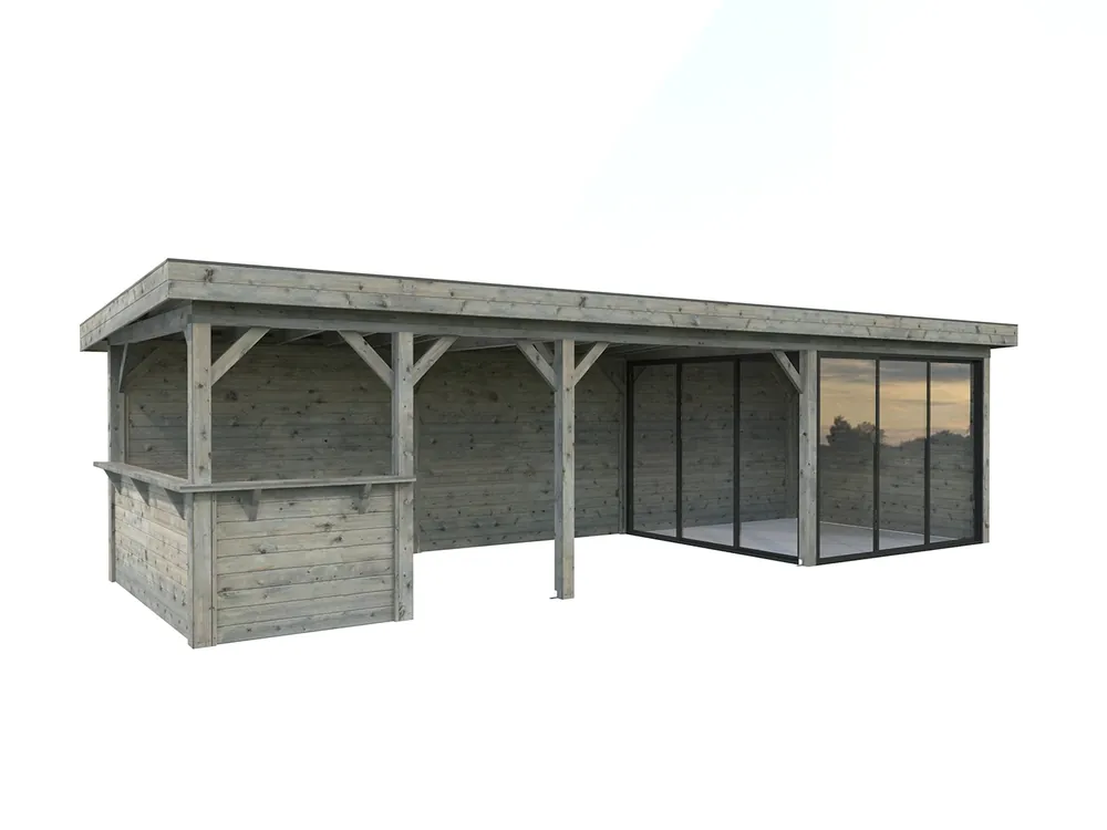 Pavillon Lenna 24,9 m² SET SLIDE 415 / 715 Connect Letzte Chance