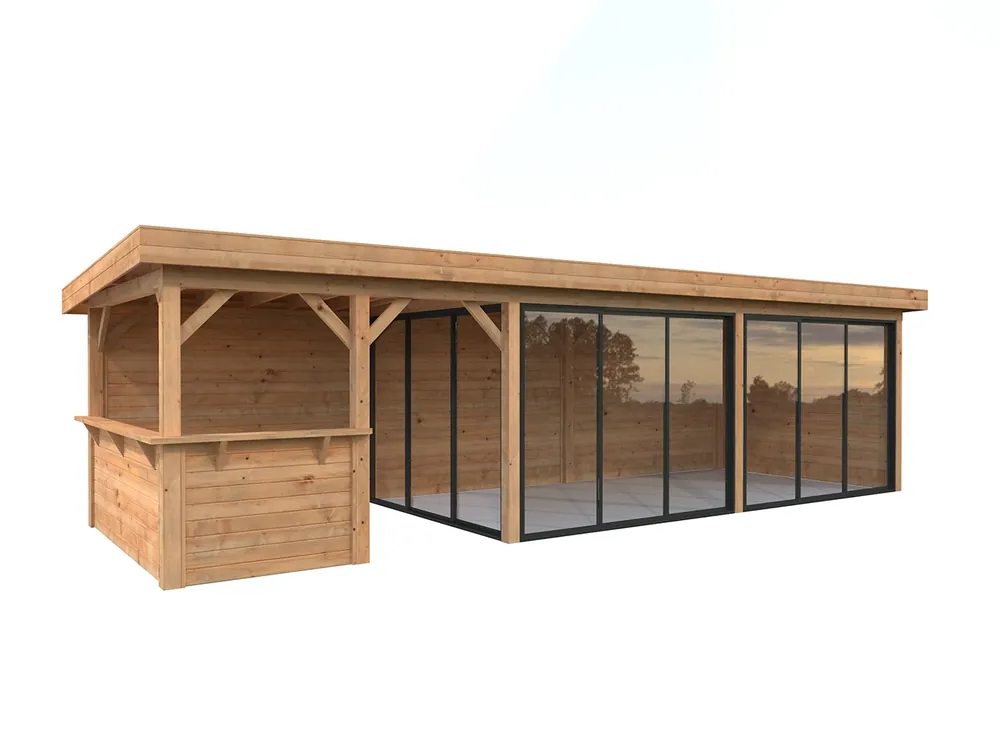 Expressversand Pavillon Lenna 24,9 m² SET SLIDE 419 / 719 Connect