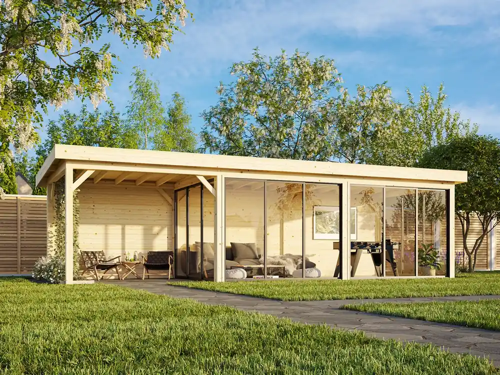 Aktuell Pavillon Lenna 24,9 m² SET SLIDE 418 / 718 Connect