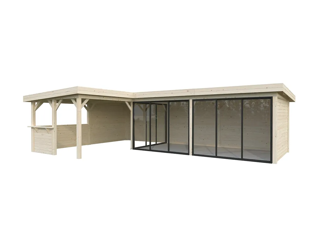 Pavillon Lenna 33,2 m² SET SLIDE 420 / 720 Connect Neu