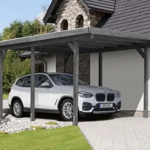 Einzelcarport Delta GRAU Preisreduziert