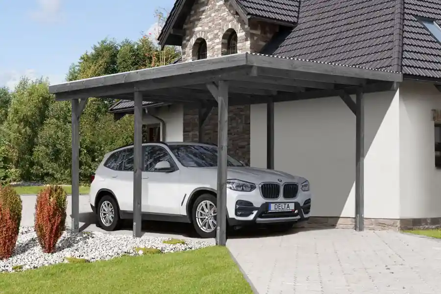 Einzelcarport Delta GRAU Preisreduziert